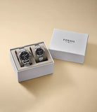 Fossil Fenmore His and Her Multifunction Stainless Steel Watch Gift Set
