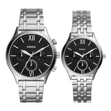 Fossil Fenmore His and Her Multifunction Stainless Steel Watch Gift Set