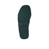 Brotini Men's Hand-Finished Anticato Leather Sandals - Turtle Green