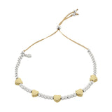 Buckley London Beaded Friendship BraceletSilver plating+Imitation Gold O/S SS24