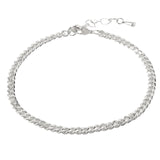 Buckley London Curb Chain Silver Bracelet 1M Silver Plating