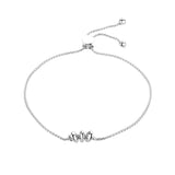 Buckley London Silver Adjustable Pebble Bracelet Silver