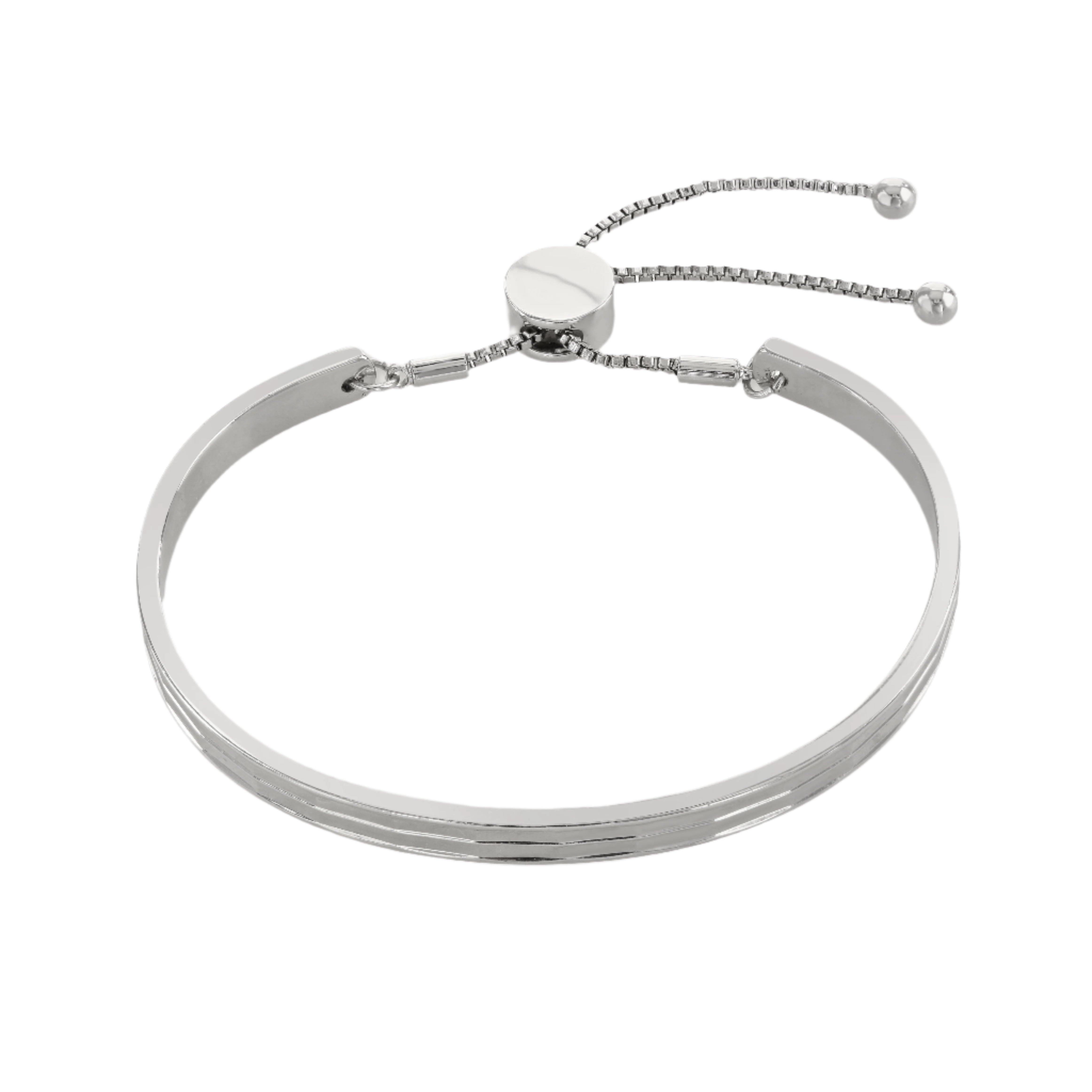 Buckley London Dalston Bangle Rhodium Tone Silver SS25 | Braceletes | departure-to-desk | Fashion Jewellery | Ladies bracelet | new-season-2025 | Women | Womens Buckley London Dalston Bangle Rhodium Tone Silver SS25 | Braceletes | departure-to-desk | Fashion Jewellery | Ladies bracelet | new-season-2025 | Women | Womens