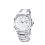 Luca Barra Gents Steel Watch White Dial and Silver Details