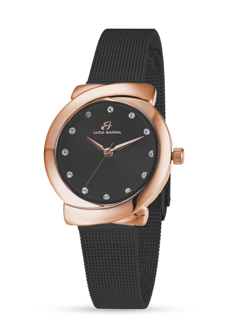 Luca Barra Ladies Steel Watch with IP Rose Steel Case | Accessories | Fashion Watches | Watch | Women | Womens | Womens Watches