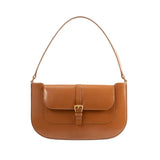 By Far Women's Miranda Summer Tan Semi-Patent Leather Shoulder Bag