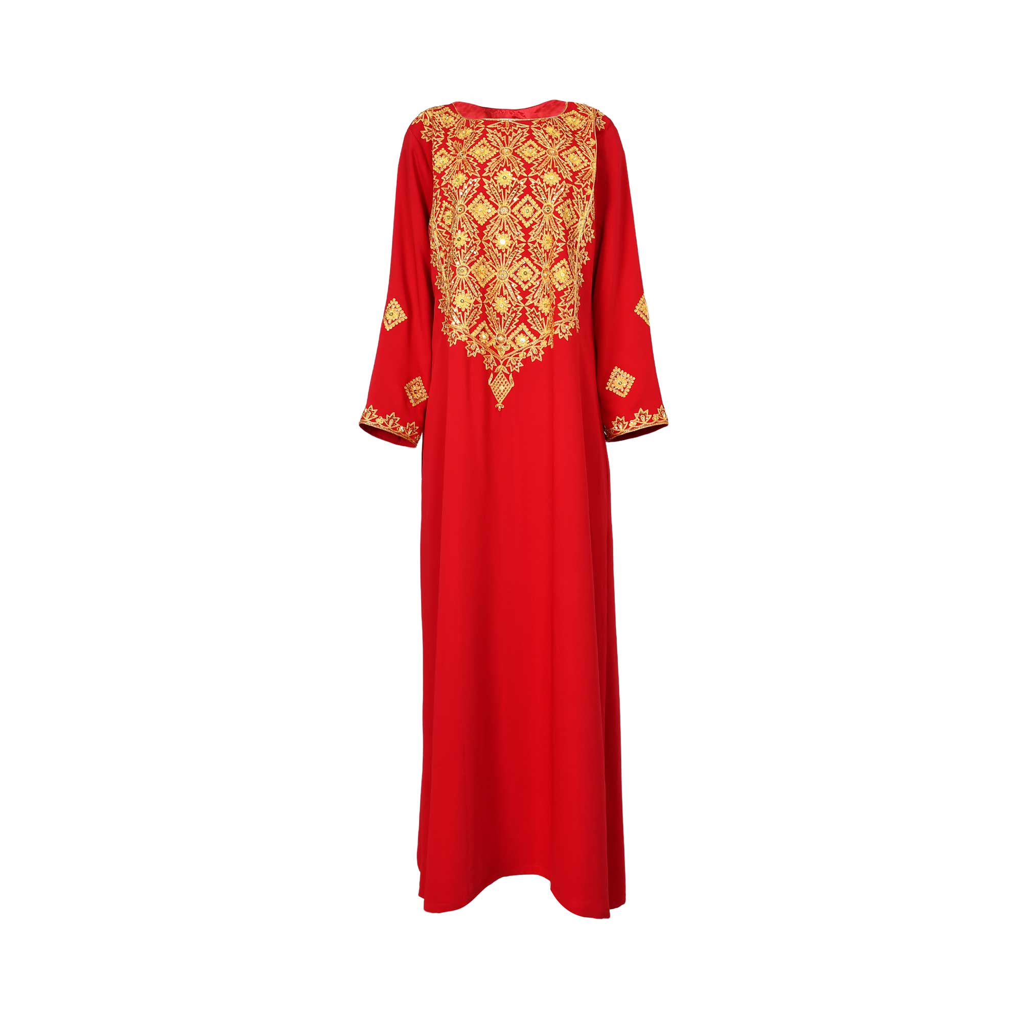 Bazzah Couture Women's Red & Gold Jalabiya | Abaya | Jalabiya | Kaftans & Abayas | Women | Women All Clothing | Womens | Womens Fashion Bazzah Couture Women's Red & Gold Jalabiya | Abaya | Jalabiya | Kaftans & Abayas | Women | Women All Clothing | Womens | Womens Fashion