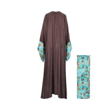 Bazzah Couture Women's Brown & Green Abaya