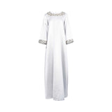 Bazzah Couture Women's Silver Jalabiya