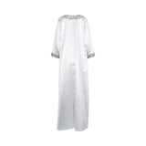 Bazzah Couture Women's Silver Jalabiya