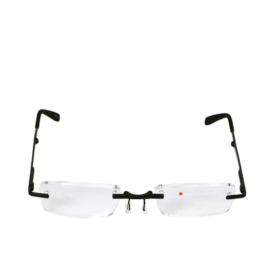 B+D Black Rimless Reading Glasses