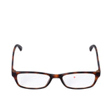 B+D Brown Tortoise Rectangular Reading Glasses
