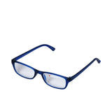 B+D Unisex Navy Blue Rectangular Reading Glasses with Clear Lenses — Shop the Latest Online.