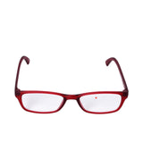 B+D Red Rectangular Reading Glasses