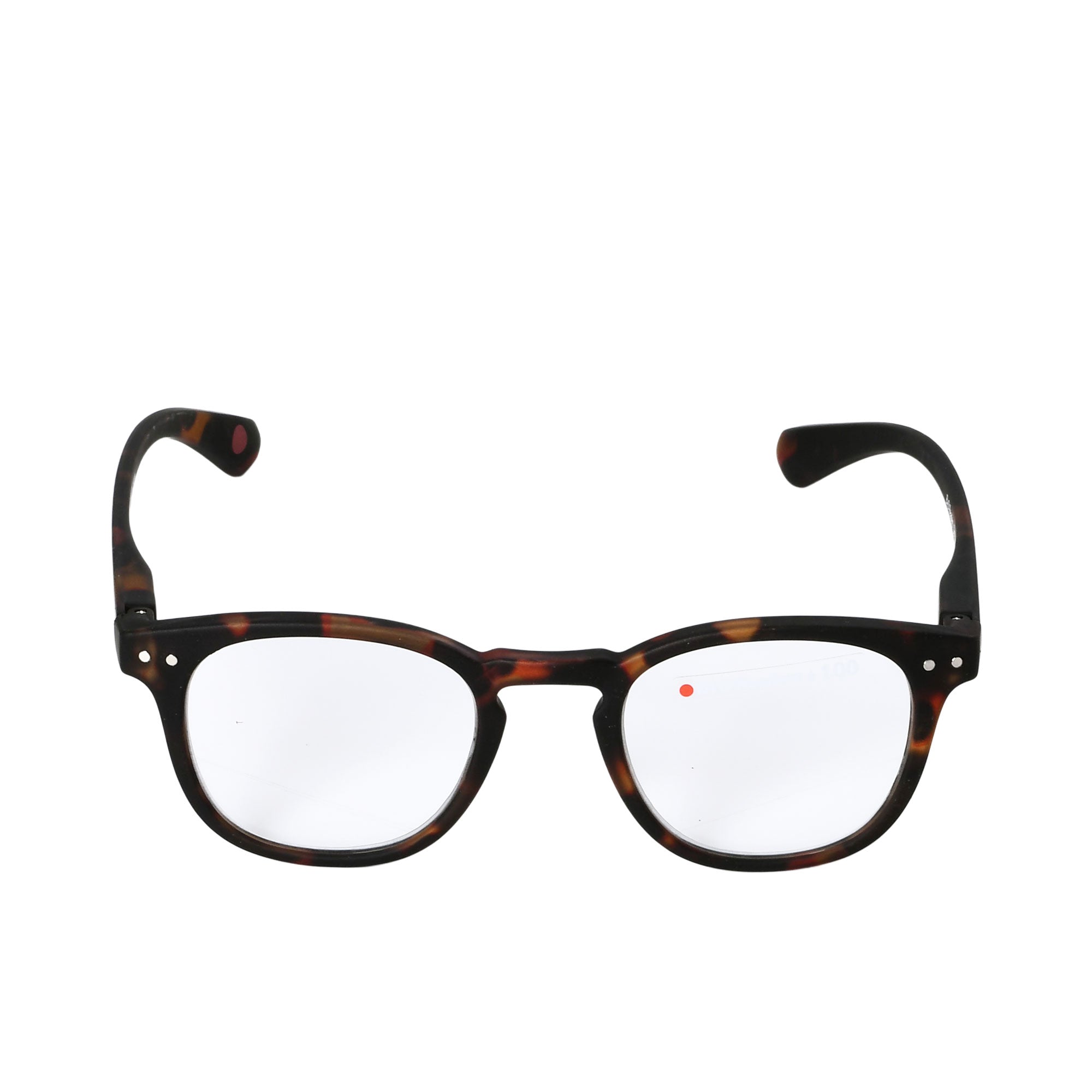 B+D Unisex Tortoise Round Reading Glasses with Clear Lenses — Now Available Online.
