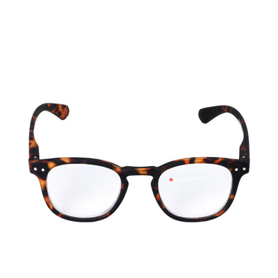 B+D Tortoiseshell Square Reading Glasses