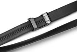 Samsonite AAMIR II Biz Plate AL Auto 04 Black Leather Belt