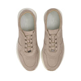 Direct top-down view of a pair of Baldinini sneakers showing the light grey insoles cleanly printed with the Baldinini brand name and "Made in Italy" label against a white background.