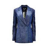 Baqa Women's Navy Blue Jacket