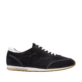 W34724:BLACK SUEDE/LTHR