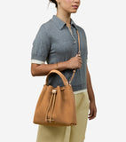 Cole Haan - Isabella Bucket Bag - One Size - Blue Salon Qatar - Now Online