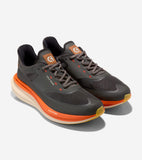 Cole Haan - ØriginalGrand Quadstar Running Sneakers - Raven/Red Orange - Blue Salon Qatar - Order Online Today
