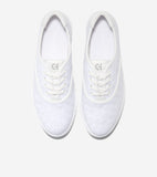 W31966:WHITE WOVEN CANVAS/LEATHER/WHITE