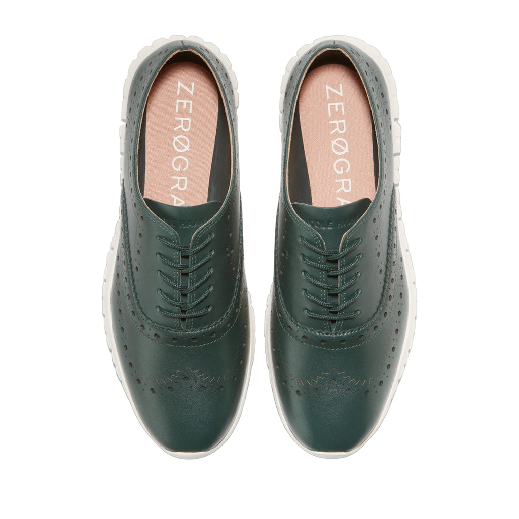 Cole Haan Women's ZERØGRAND Closed Hole Wingtip Oxford – Blue Salon