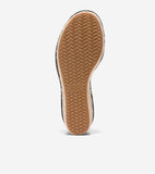 W36996:BLACK SUEDE / NATURAL RAFFIA