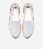 W32506:MICROCHIP KNIT/SILVER METALLIC/WHITE