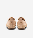 W34589:CH TUSCAN SAND SUEDE / NATURAL RAFFIA