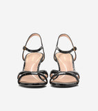 W34656:BLACK CROC PRINT LEATHER