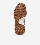 W34884:CH DK CHOCOLATE SUEDE/WOOL/SOFT GOLD/WHITE