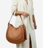 Cole Haan - Catarina Large Hobo Bag - One Size - Blue Salon Qatar - Exclusive Online