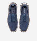 W32494:NAVY BLAZER AND BIG DIPPER KNIT/LEATHER/WHITE