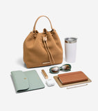 Cole Haan - Isabella Bucket Bag - One Size - Blue Salon Qatar - Now Online