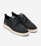 W33214:BLACK KNIT/LEATHER/IVORY