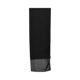 Close-up of the matching black semi-sheer sheila wrap included with the Bazzah Couture set.