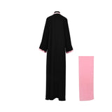 Bazzah Couture Women’s Black/Pink Abaya – Find Online Today