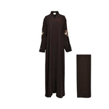 Bazzah Couture Women’s Choco Brown Abaya – Shop Now Online