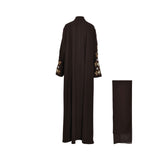 Bazzah Couture Women’s Choco Brown Abaya – Shop Now Online