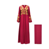 Bazzah Couture Women’s Fuschia Red Abaya – Shop the Latest Online
