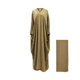Bazzah Couture Women’s Olive Green Abaya – Available for Purchase Online 