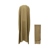 Bazzah Couture Women’s Olive Green Abaya – Available for Purchase Online 