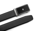 Samsonite AAMIR II Biz Plate AL Auto 02 Black Leather Belt