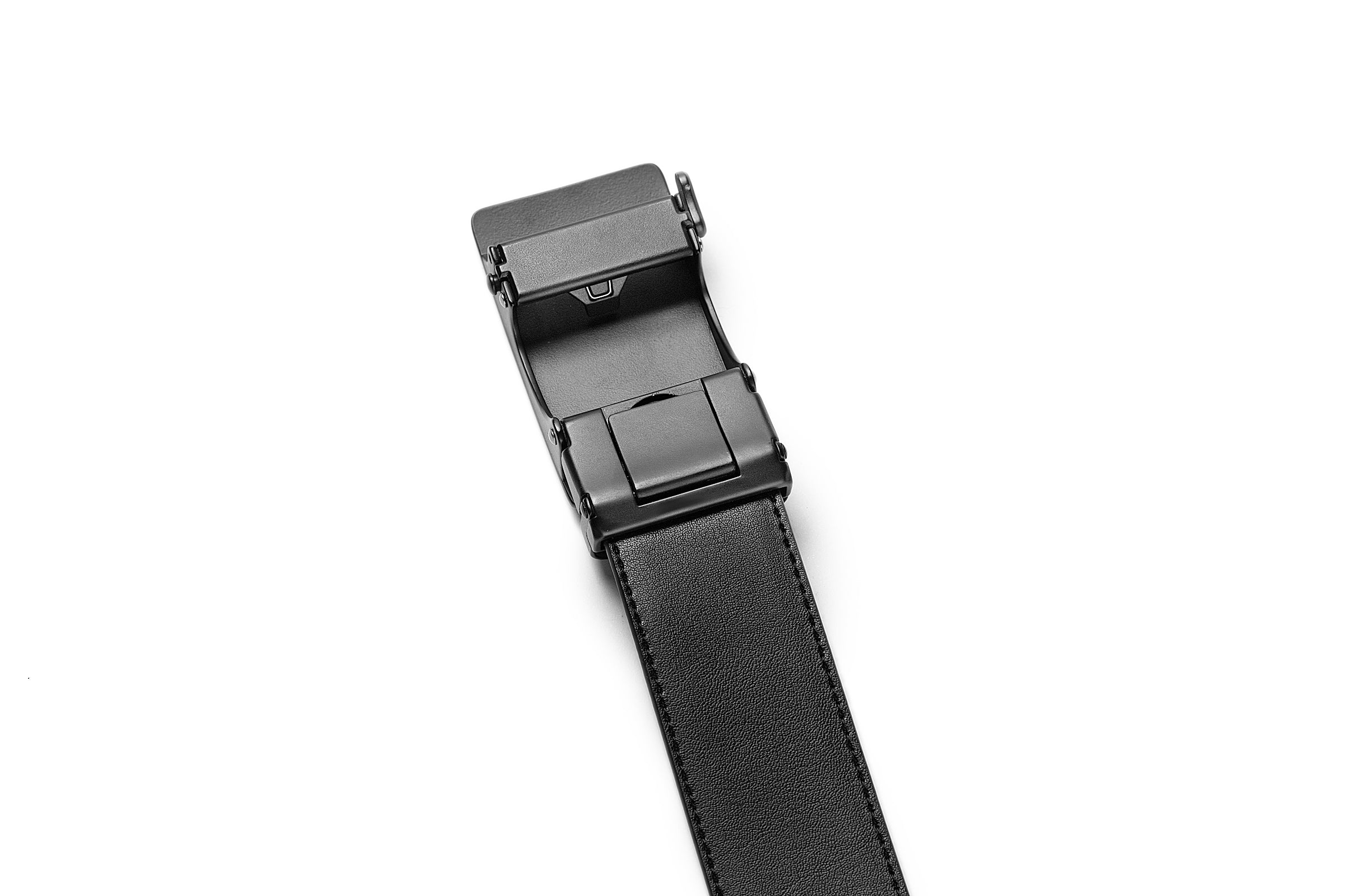 Samsonite AAMIR II Biz Auto Plate 04 Black Leather Belt