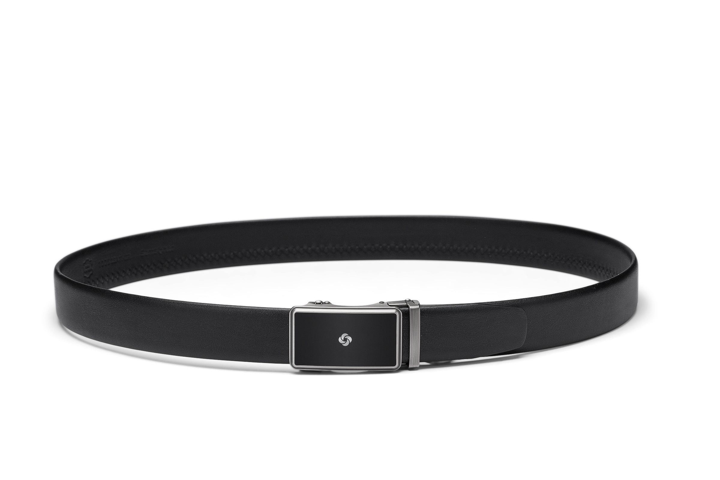 Samsonite AAMIR II Biz Plate AL Auto 02 Black Leather Belt