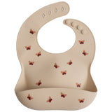 Mushie Kids New Born Silicone Bib Butterflies