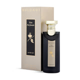 Bvlgari Au The Noir Intense - 75ml Bulgari Eau Parfumée au th noir perfume bottle and packaging on a white background