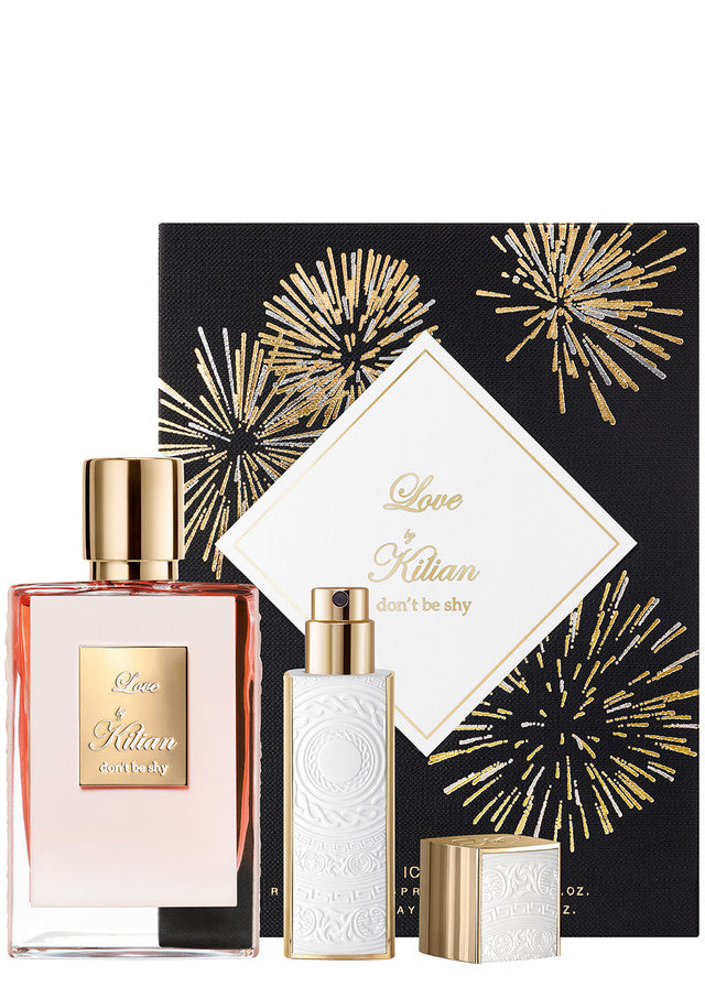 By Kilian Love Don't Be Shy Icon Set luxury fragrance gift set Shop Now Online at Blue Salon Qatar